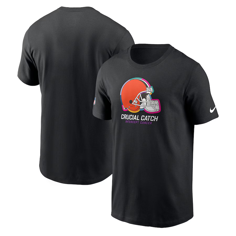 Men Cleveland Browns 2024 Nike NFL black T shirts